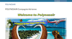 Desktop Screenshot of polynesair.com