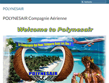 Tablet Screenshot of polynesair.com